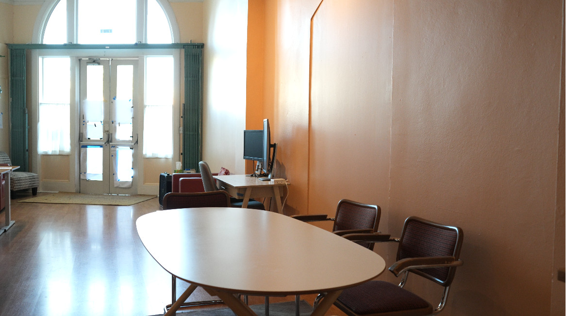 The main room at Our Space Berkeley